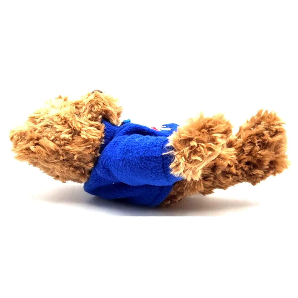 Russ Berrie ARCHIE Teddy Bear Plush UK Union Jack Sweater 9.5